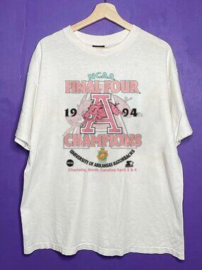 Vintage 1994's NCCA Champions Arkansas Razorbacks Shirt, 90s Football Shirt Tee